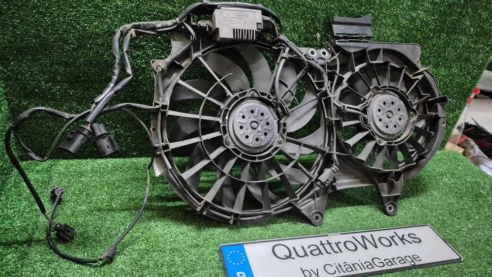 Eletroventilador Radiador Termoventilador Original Audi A4 B6 B7 Seat Exeo Valeo Ref. 8E0121205AB