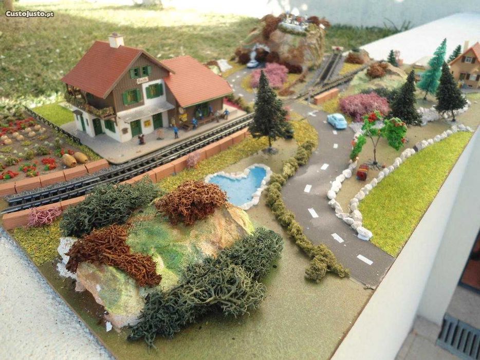 1:160 Diorama comboio escala N