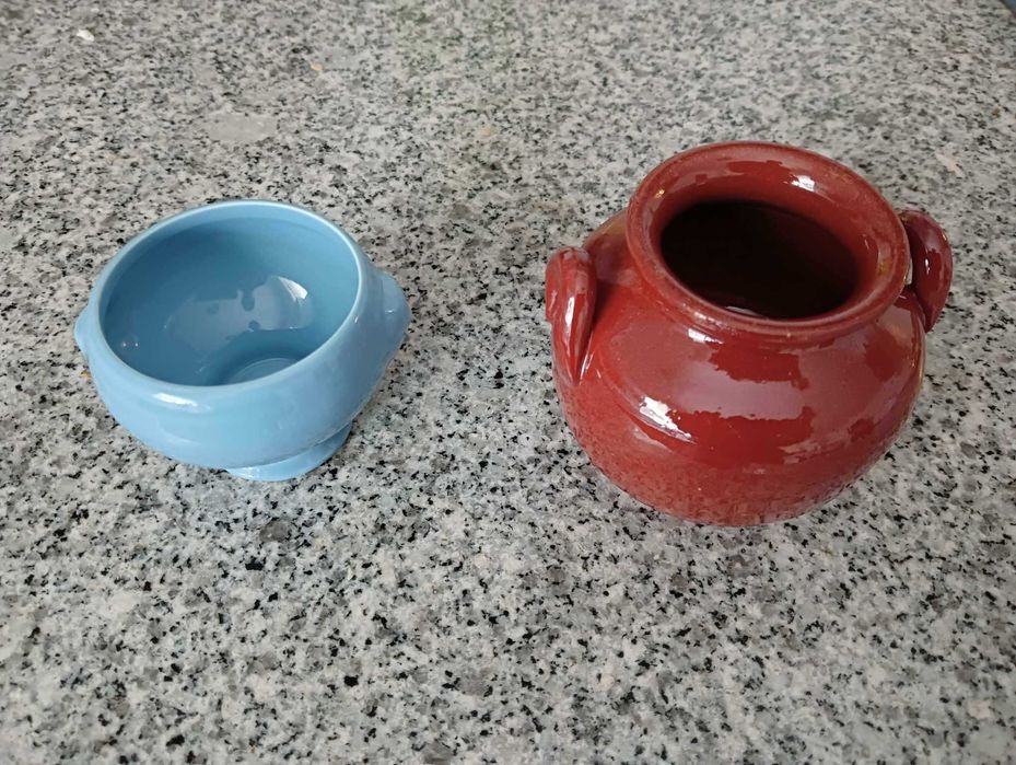 Duas peças decorativas