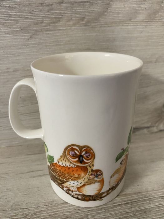 Porcelanowy kubek sowy