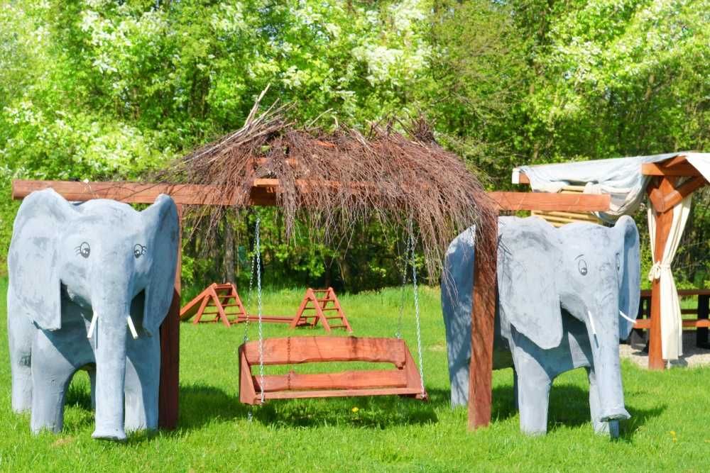 Domek Domki Sauna Ognisty Kocioł SPA  Beczka Alpaki Konie