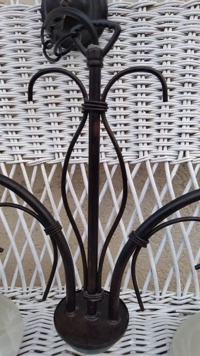 Lampa wisząca kuty metal j. nowa