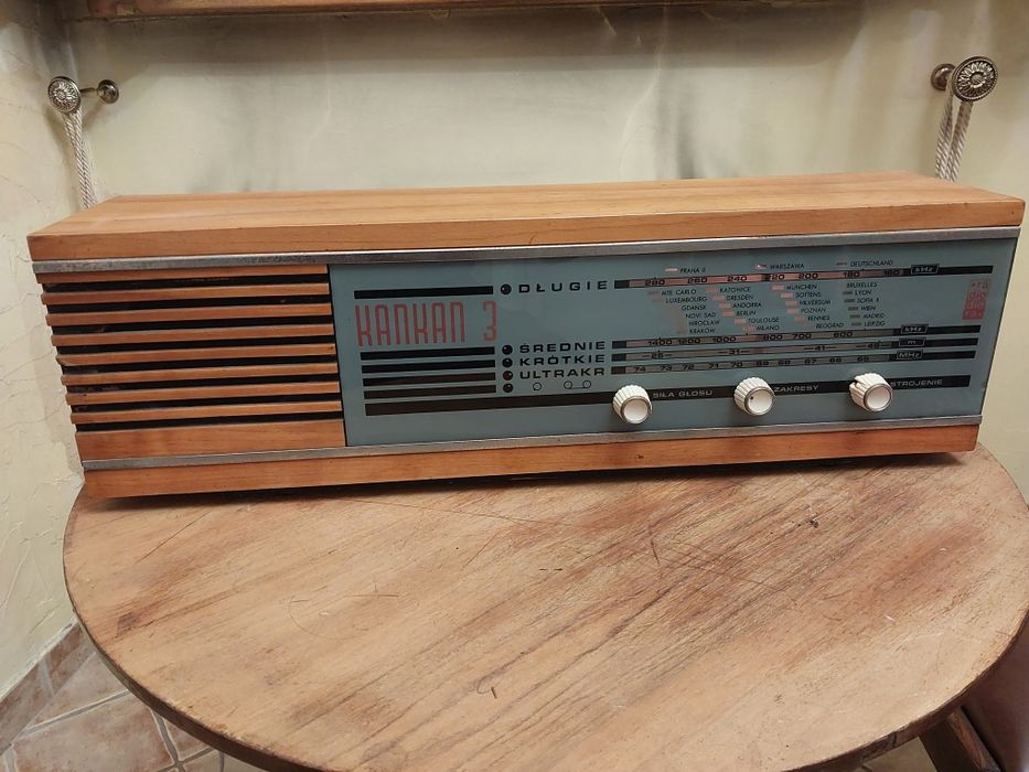 Stare Radio lampowe Kankan 3 diora