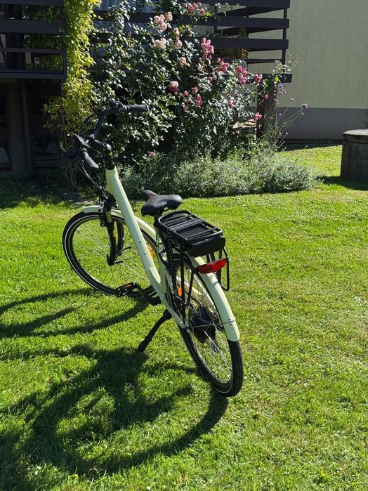 Rower elektryczny ecobike traffic beige