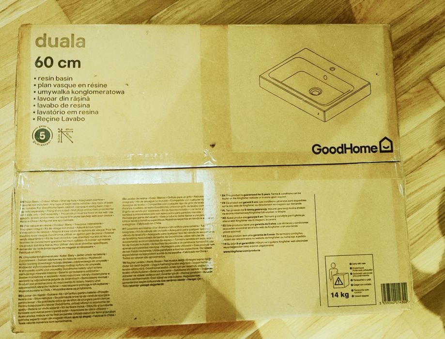 Umywalka nowa Duala 60 cm