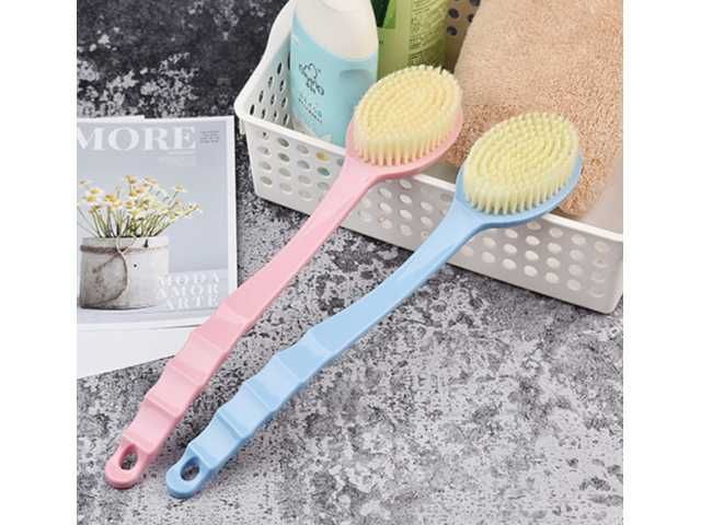 SZCZOTKA Długa DO MYCIA PLECÓW Dwustronna Miękkie Włosie MASAŻER 35cm