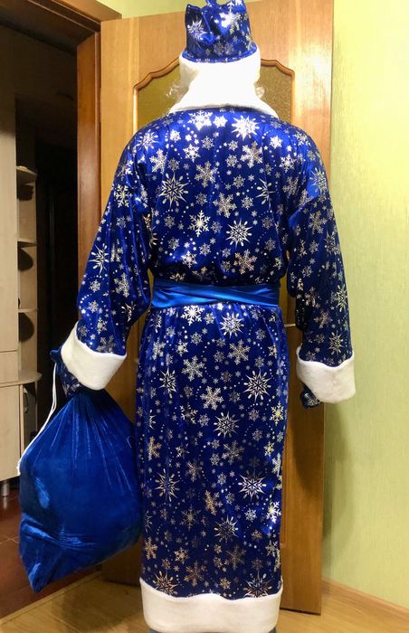 Новогодний костюм Николая Деда Мороза Дед Дід Мороз костюм Діда Мороза