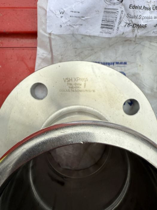 KE KELIT STEEL FIX NP486 DN65 przejscie kolnierzowe inox PN10 nowy