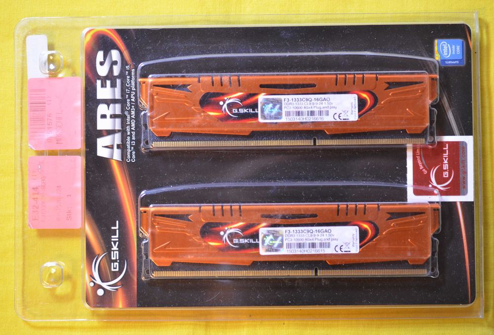 Pamięć RAM 16GB DDR3 G.Skill ARES 4x4GB 1333 MHz