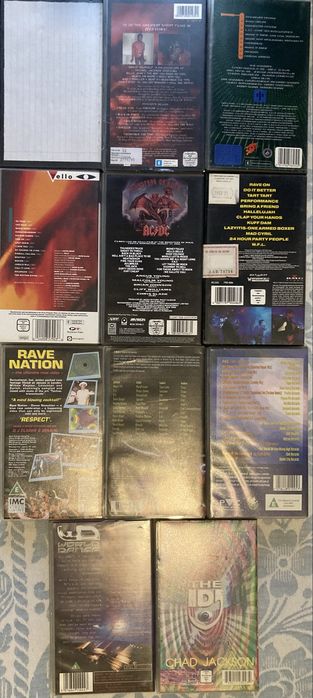 K7’s Vhs e dvd’s e Cdrom