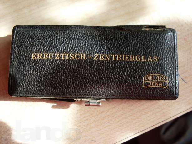 kreuztisch-zentrierglas carl zeiss