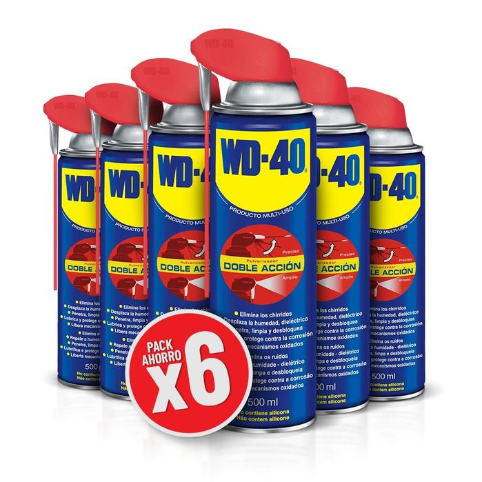 Pack de 6 Latas WD-40 Multiusos 500 ml – Novas