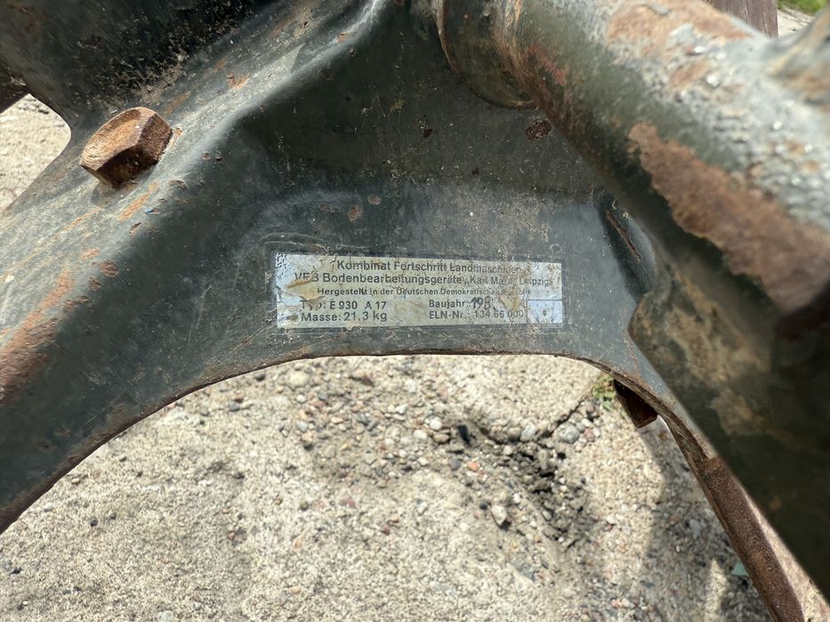 Pług obrotowy Fortschritt E930, E931 org DDR wysyłka