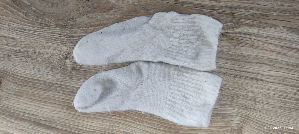 Skarpety skarpetki wełniane niemowlęce