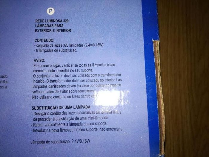 iluminaçao natal em rede com 320 lâmpadas