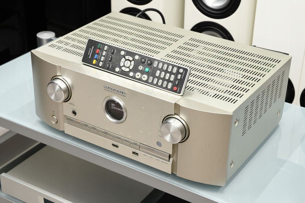 Amplituner wzmacniacz do kina domowego stereo Marantz SR5009 pilot