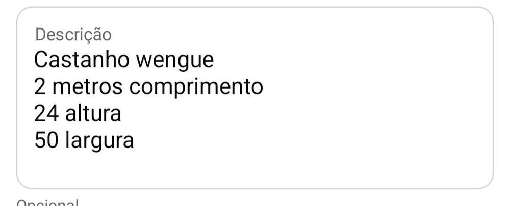 Móvel de televisão com 2 gavetas