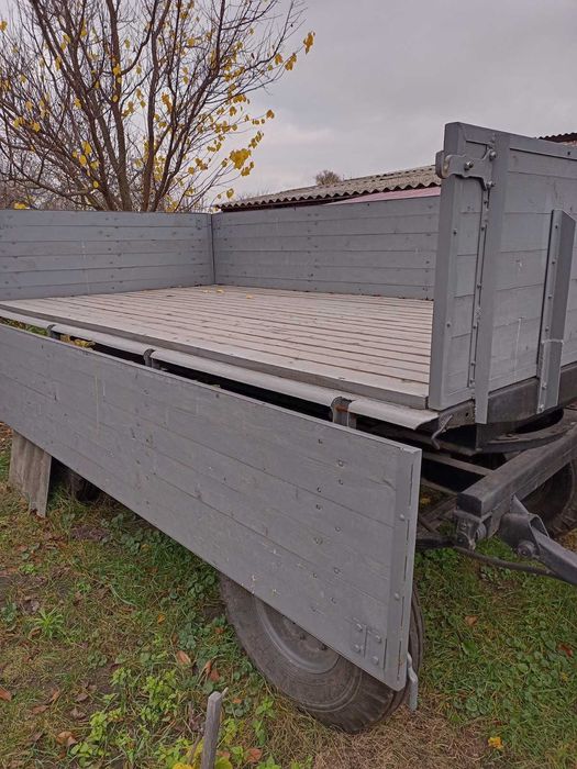 Тракторний причіп 2ПТС-4, обмін на мульчер.