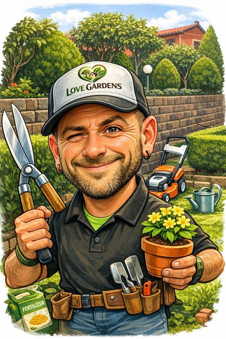 Todos os tipos de trabalhos de jardinagem