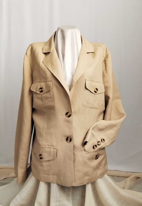 Жіночий жакет, піджак, натуральний склад. Hовий, розмір 50.