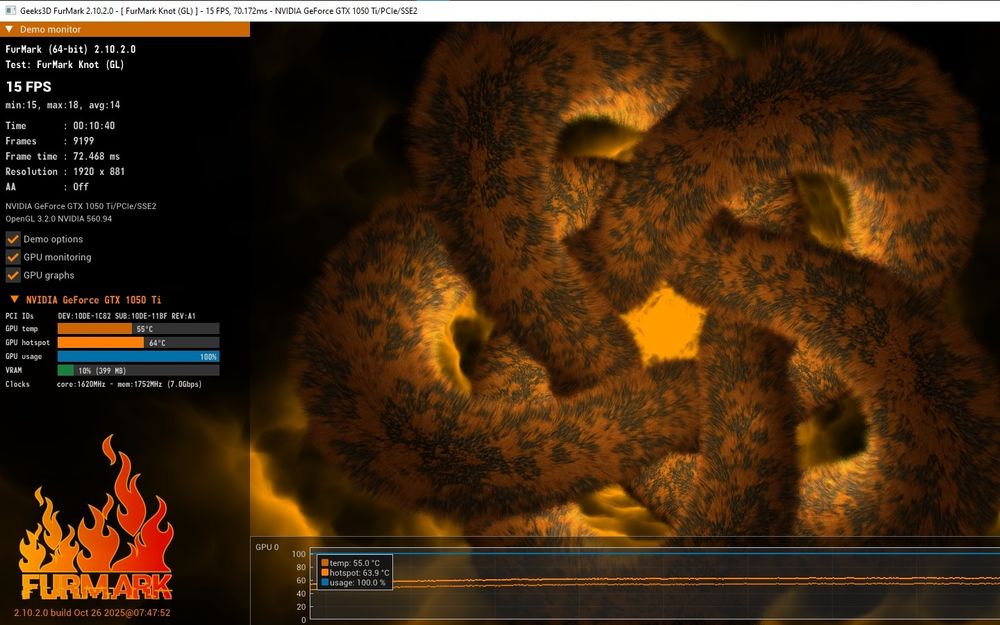Nvidia GeForce GTX 1050 Ti  4Gb