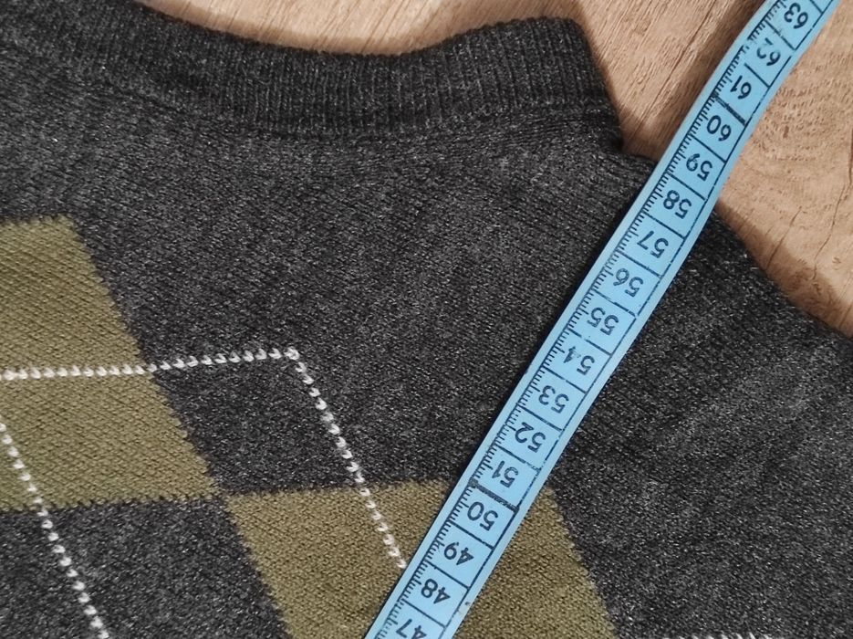 Bezrękawnik kamizelka męski w modne rąby..