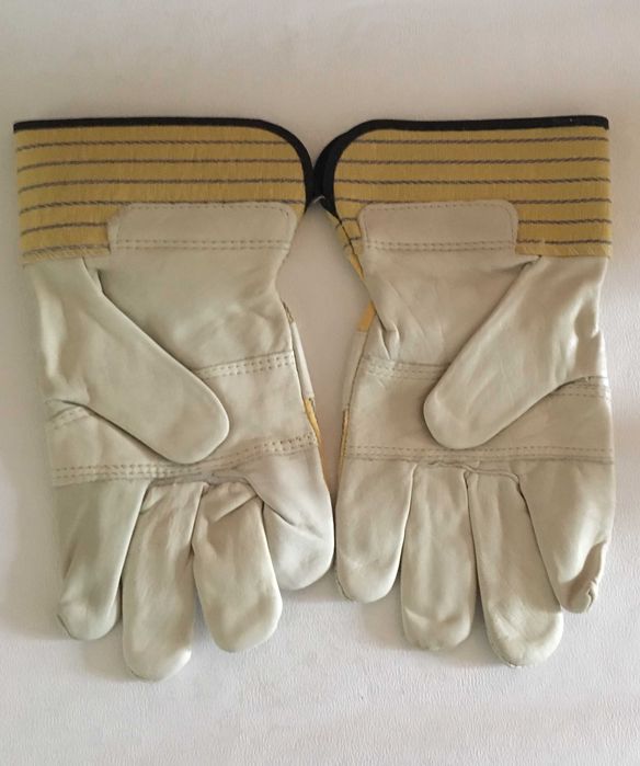 (перчатки) Рукавиці робочі, "AM SAFE" шкіряні долоні