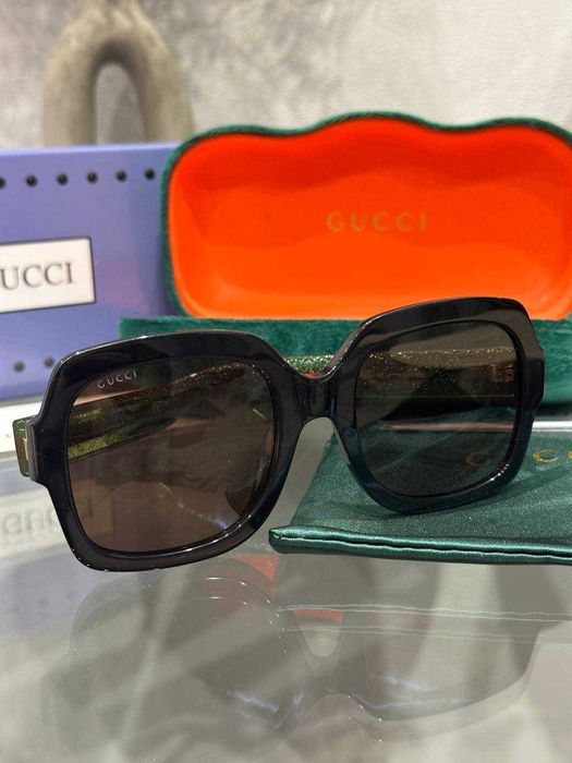 Сонцезахисні окуляри GUCCI модель GG0876S Гучі жіночі чорні градієнт