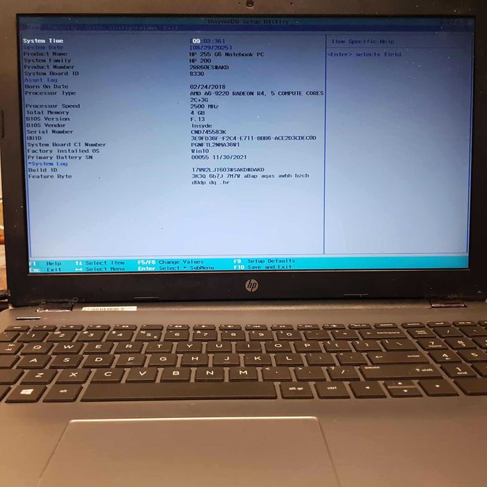 HP 255 G6 Laptop