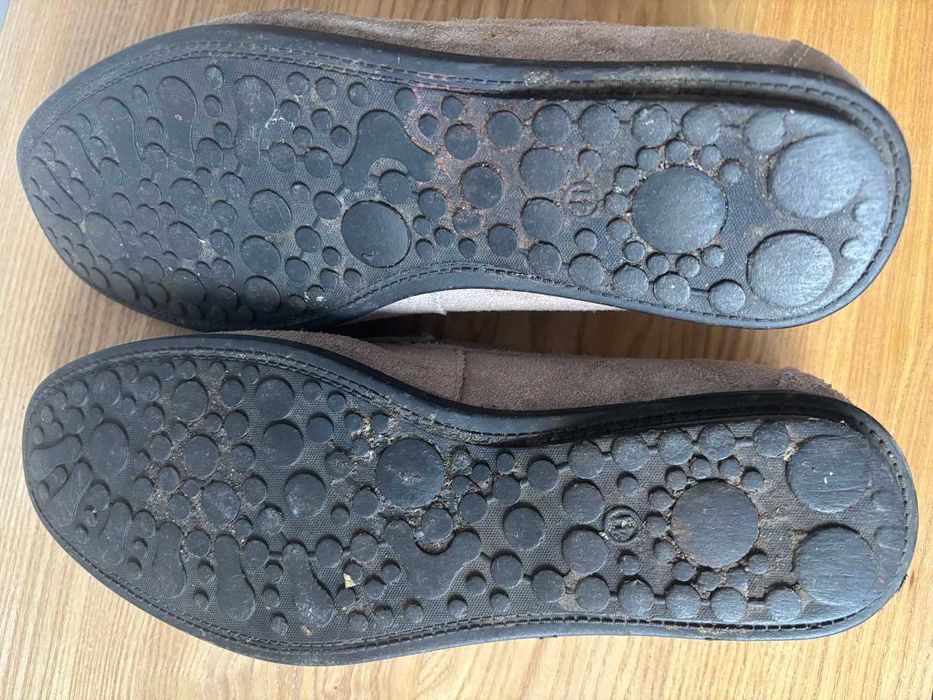 Жіночі мокасини (туфлі)  замшеві розмір 41