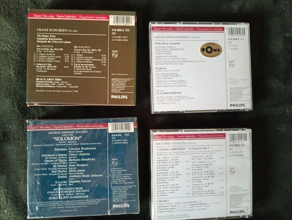 8 Coletâneas 2xCD  Musica Clássica - Selo Philips