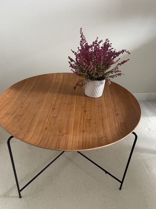 Zara home stolik kawowy okrągły 37cmx70cm