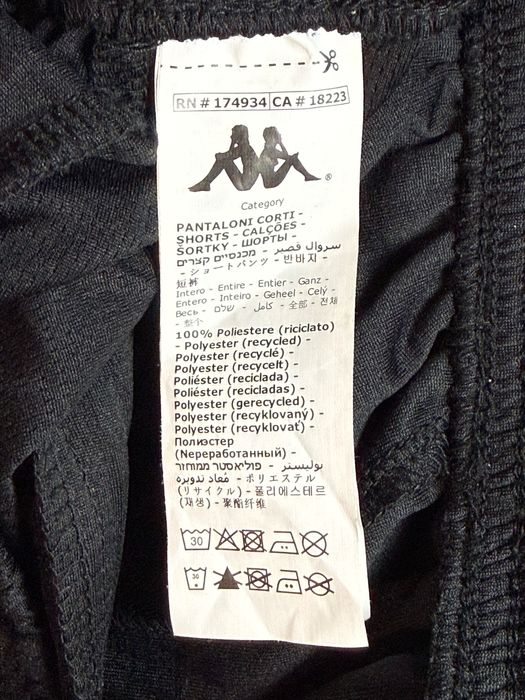 Spodenki Kappa Luviozip czarne XXL