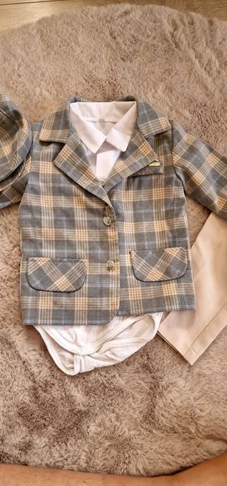 Garnitur do chrztu chłopiec r.80 Viktoria