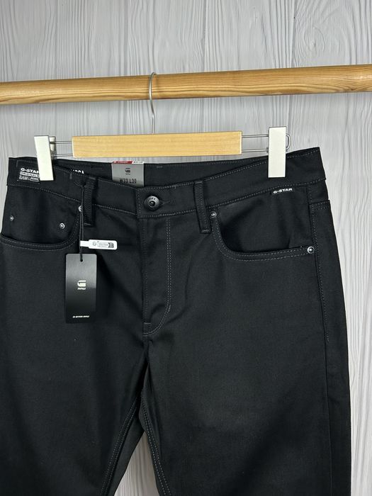 G-Star Raw Mosa Straight Black штани джинси Оригінал New! 33/30