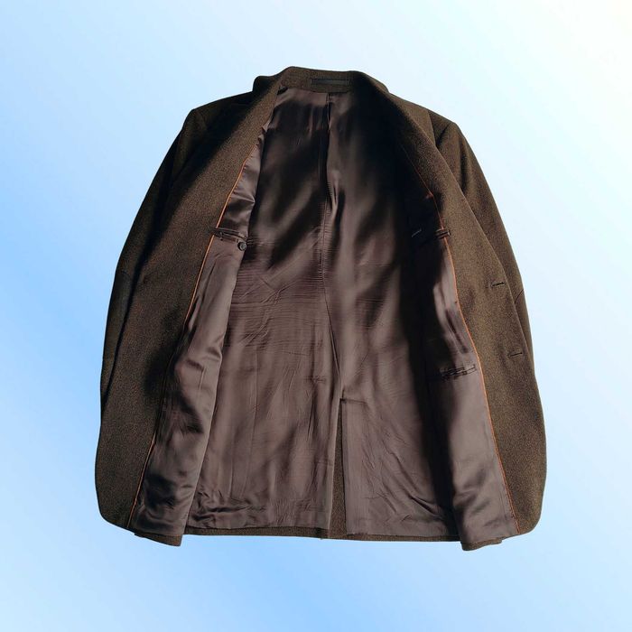 Blazer Clássico THROTTLEMAN Castanho (Lã) C/ Cotoveleiras - 54 (XL)