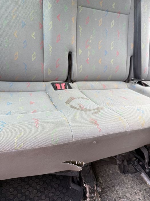 vw t5 t6 fotel kanapa trójka składana 3 rząd kompletna