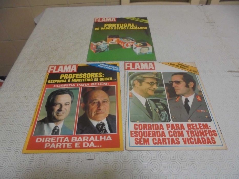 Revistas Portuguesas Flama da década de 70