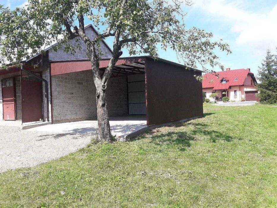 Garaż blaszany Brązowy - Magazyn Garaże Blaszane - Wiata - GRZYWSTAL