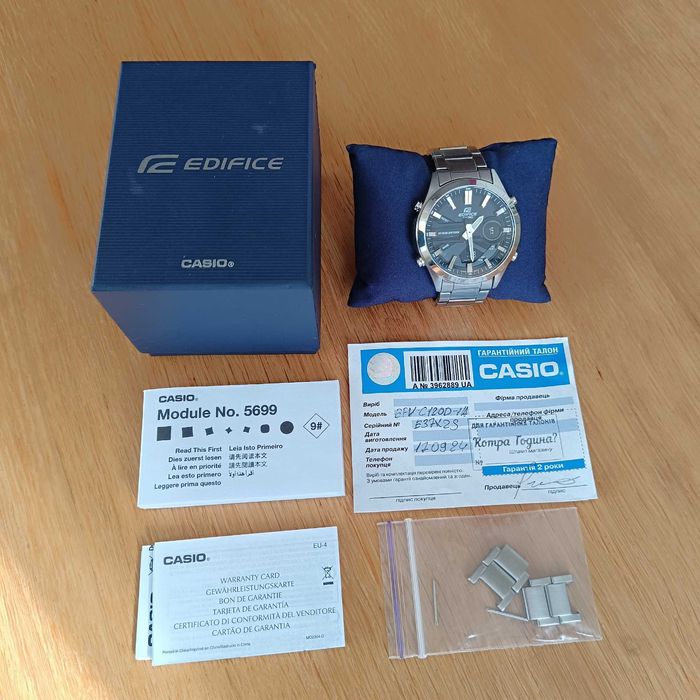Часи Casio edifice
