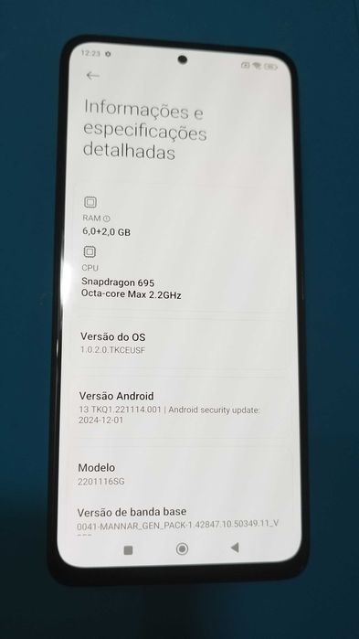 Xiaomi Redmi Note 11 Pro 5G Cinzento