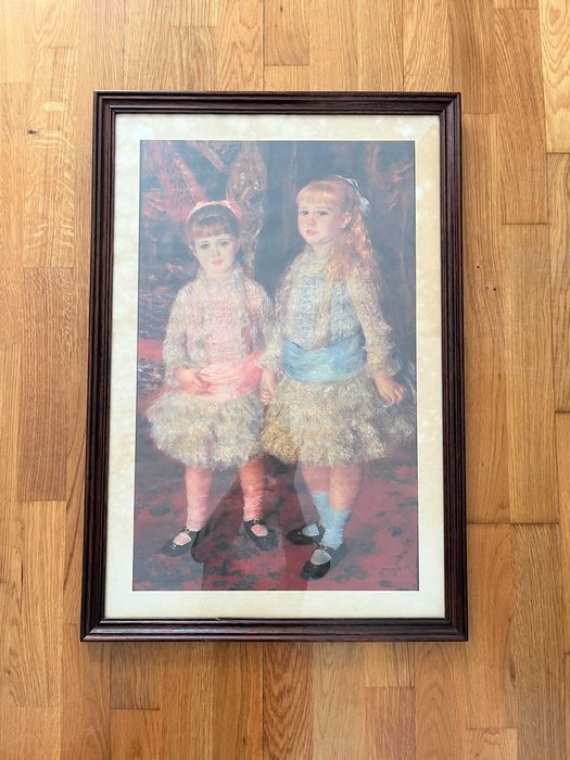 Quadro Reprodução Rosa e Azul - Renoir