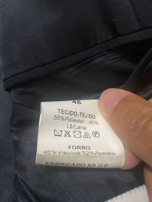 Blazer Classico Preto Affari Uomo