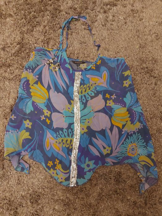 Letnia niebieska bluzka River Island rozm. M
