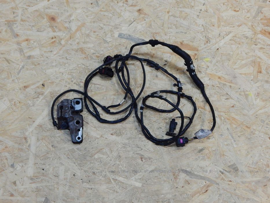 vw t5 lift instalacja wiązka pasa lamp zderzaka zamek maski 7e0971114a