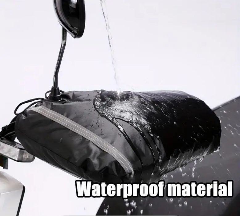 Муфти руля варежки зимові на мото вело рукавиці на хутрі