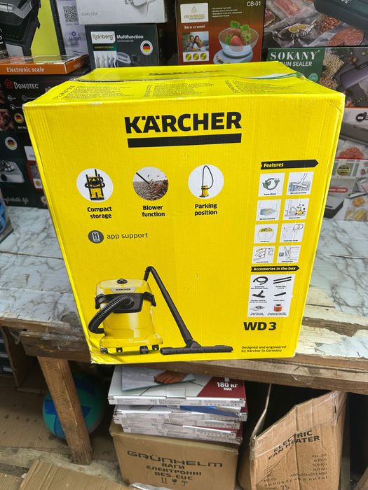 Пилосос новий, karcher WD3