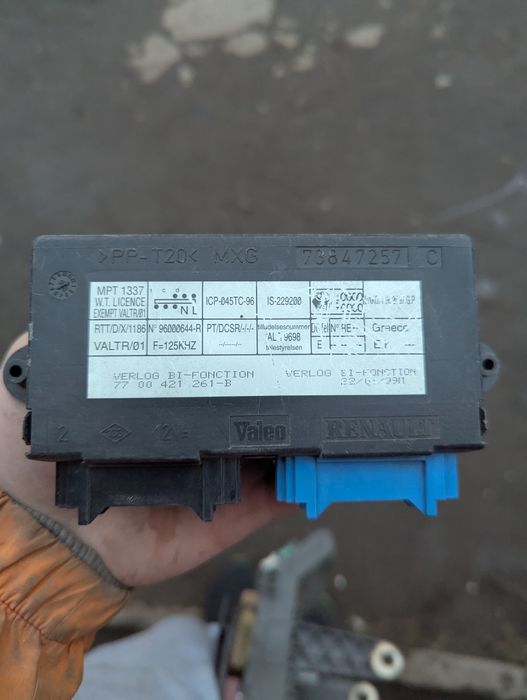 Блок комфорту керуванням світлом renault laguna