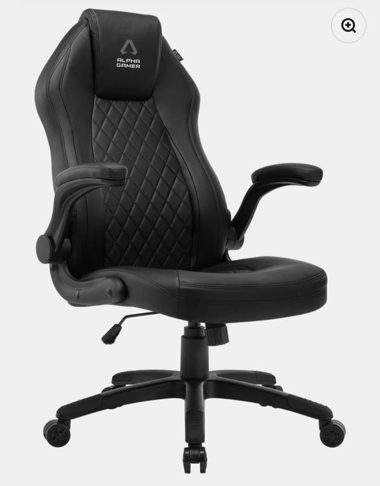 Cadeira gaming Alpha Gamer Sirius Preta (na caixa/3 anos garantia)