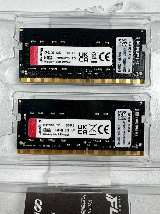 Оперативна пам'ять Kingston FURY Impact DDR4 SODIMM 2x16GB 3200MHz